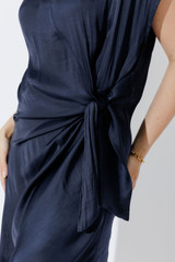 Navy Silky Harlow Dress Navy Silky Harlow Dress