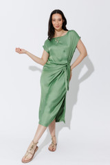 Green Silky Harlow Dress Green Silky Harlow Dress