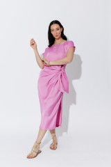 Pink Silky Harlow Dress