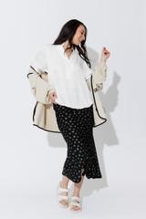White Milan Blogger Shirt