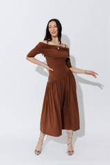 Brown Tencel Boho Dress Brown Tencel Boho Dress