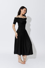 Black Tencel Boho Dress