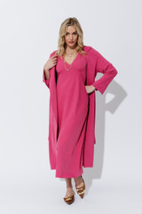 Pink Luxury Trench Coat