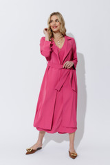 Pink Luxury Trench Coat Pink Luxury Trench Coat