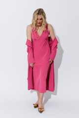 Pink Luxury Bias Dress