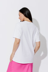 White Dolly Bow Magazine 1987 Oversized T-Shirt White Dolly Bow Magazine 1987 Oversized T-Shirt