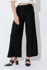 Black Tencel Wide Leg Pant Black Tencel Wide Leg Pant
