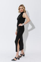 Black Tencel Madonna Dress Black Tencel Madonna Dress