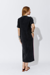 Charcoal Washed Cotton Sports Dress Charcoal Washed Cotton Sports Dress