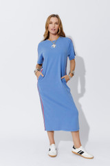 Cornflower Washed Cotton Sports Dress Cornflower Washed Cotton Sports Dress