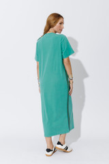 Aqua Washed Cotton Sports Dress Aqua Washed Cotton Sports Dress