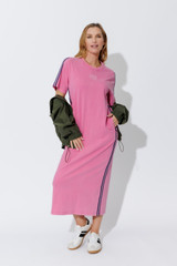 Pink Washed Cotton Sports Dress Pink Washed Cotton Sports Dress