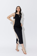 Navy Twist Shoulder Dress Navy Twist Shoulder Dress