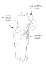 Vintage Mocha Cotton Harlow Dress