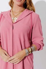 Rose Ripple Hoodie Shirt