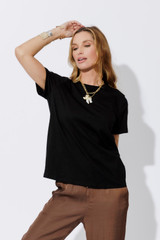 Black Sports Sleeve T-Shirt