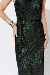 Jade Animal Bias Dress