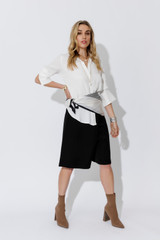 White Silky Asana Shirt