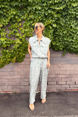 Marble Carrot Leg Pant