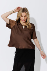 Chocolate Glow Bias T-Shirt