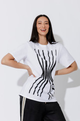 White Hourglass T-Shirt