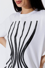 White Hourglass T-Shirt