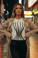 White Hourglass T-Shirt