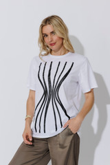 White Hourglass T-Shirt