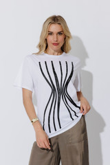 White Hourglass T-Shirt