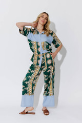 Green Contrast Shirt