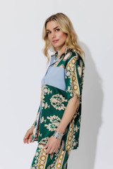 Green Contrast Shirt