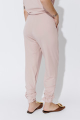 Pink Tencel Tie Pant