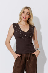 Chocolate Sparkle Lust Cami