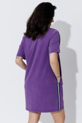 Purple Washed Mini Sport Dress