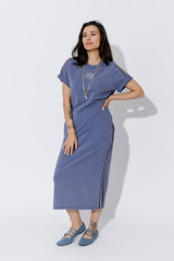 Indigo Washed Cotton Sport Dress