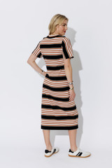 Tan Stripe Cotton Sport Dress