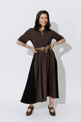 Soft Chocolate Tencel Bella Dress