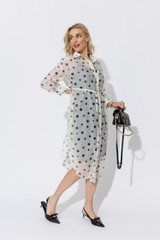 Ivory/Black Spot Long Shirt