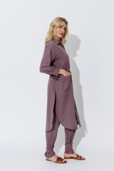 Plum Cargo Overshirt