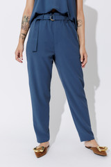 Teal Luxury Paperbag Pant