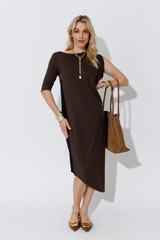 Soft Chocolate Tencel Lola Dress