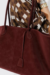 Burgundy Director Tote Bag