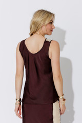 Chocolate Glow Bias Cami