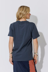 Navy Hourglass Lines T-Shirt