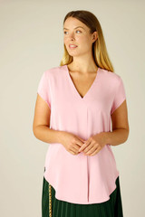 Pink Soft Touch Sydney Cap Blouse