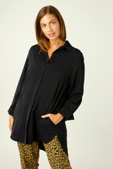 Black Soft Touch Pocket Shirt