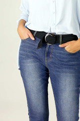 Gunmetal Jean Belt Round - SALE