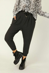 Charcoal Slouch Pant
