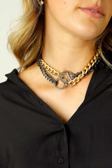 Gold Edge Necklace - SALE