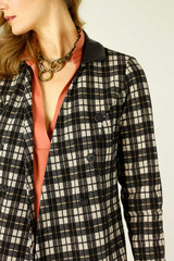 Caramel Check London Coat